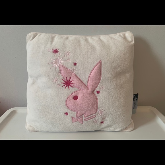 SOLD Playboy Square Pillow / Cushion - Picture 2 of 7